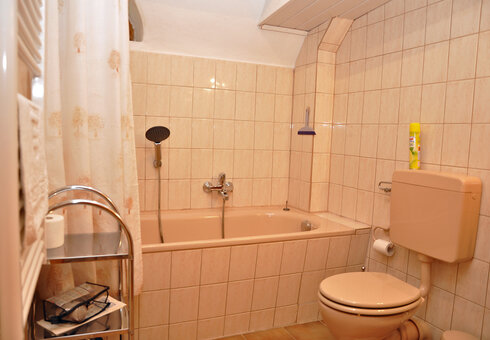Blick in ein Badezimmer