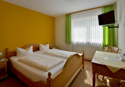 Blick in ein Gästezimmer