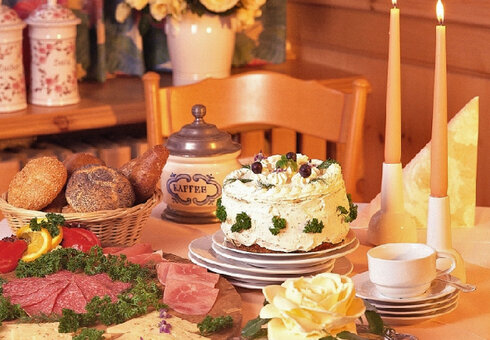 Leckeres Frühstücksbuffet