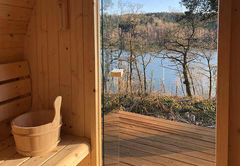Ferienhaus mit eigener Sauna