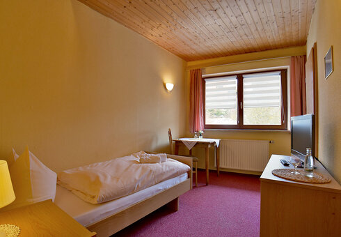 Blick in ein Einzelzimmer