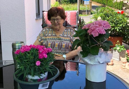 Auf unserer Terrasse