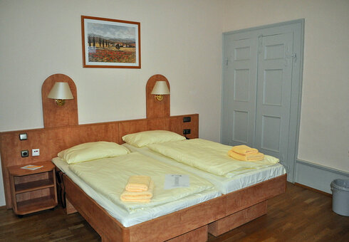 Blick in ein Gästezimmer