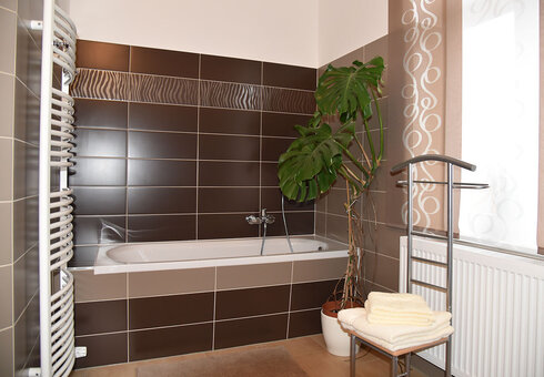 Blick in ein Badezimmer