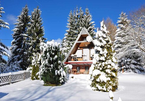 Ferienhaus Alwin im Winter