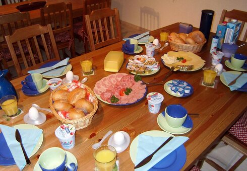 leckeres Frühstück am Morgen