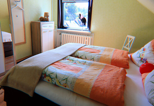 Ferienwohnung Waschbär (Schlafzimmer)