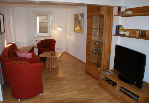 Blick in das Wohnzimmer - 1. OG