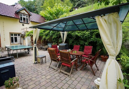 Terrasse am Haus