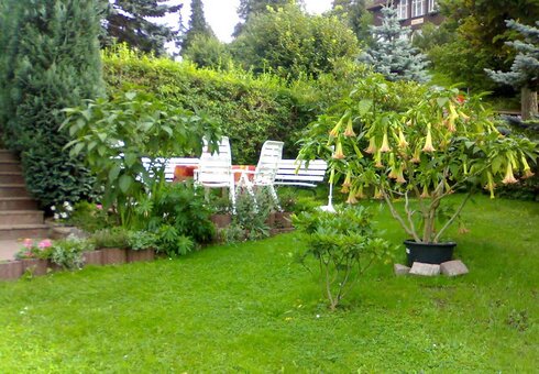 Sitzecke im Garten