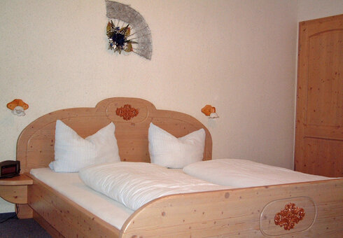 Blick in ein Gästezimmer