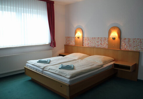 Einblick in ein Gästezimmer