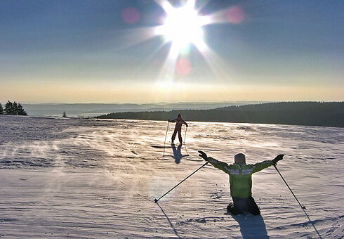 Ski fahren bei Waffenrod