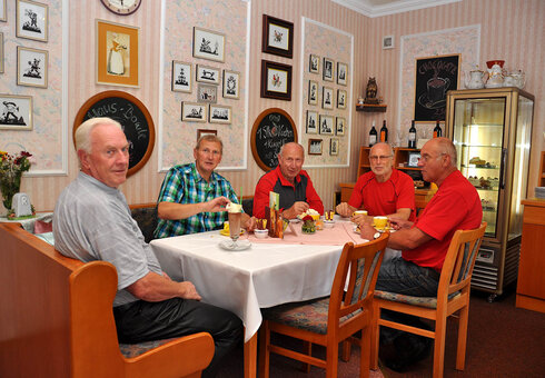 Blick in den Frühstücksraum
