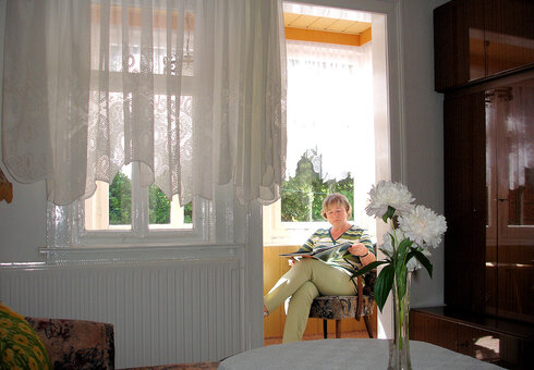 Blick in die Ferienwohnung (Wohnzimmer)