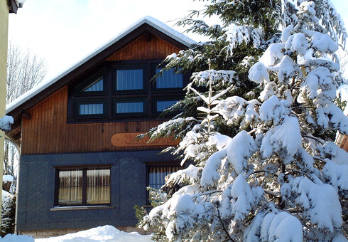 Ferienhaus Fröhlich, Winteransicht