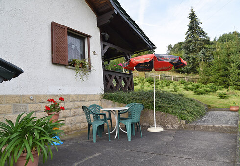 weitere Terrasse am Ferienhaus
