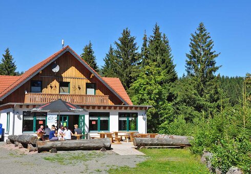 Gaststätte mit Biergarten