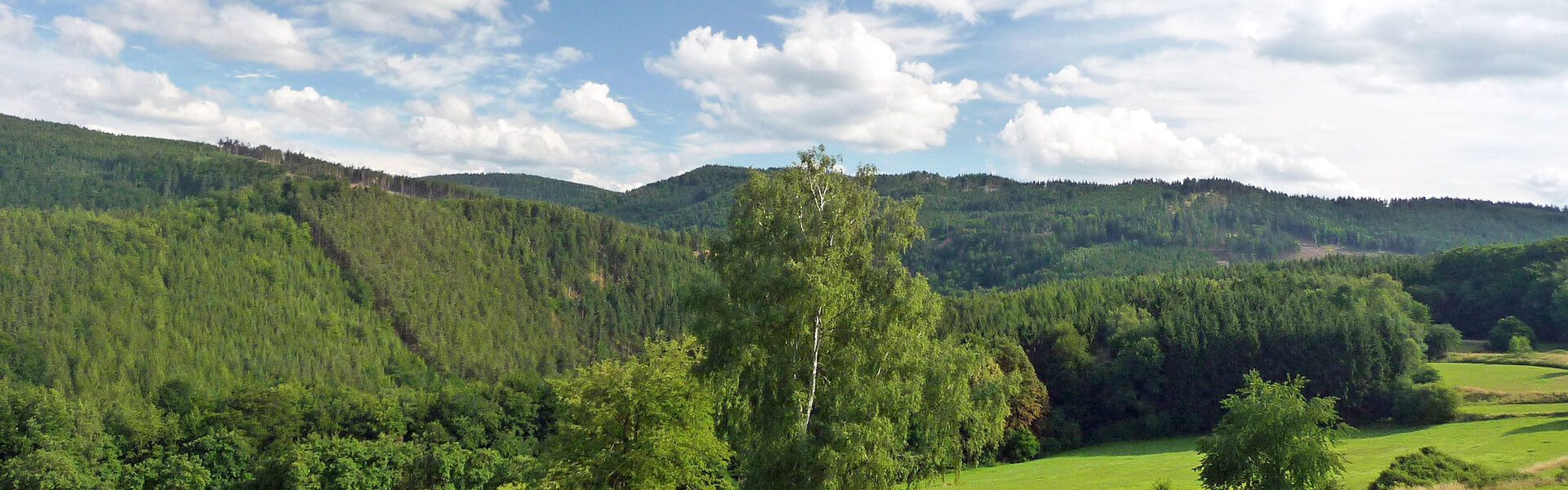 Landschaft im Schwarzatal