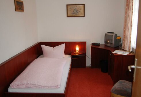 Blick in ein Gästezimmer