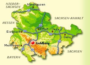 Lagekarte Gehlberg