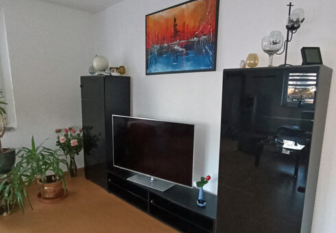 Blick in das Wohnzimmer