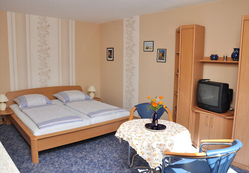 Blick in das Gästezimmer