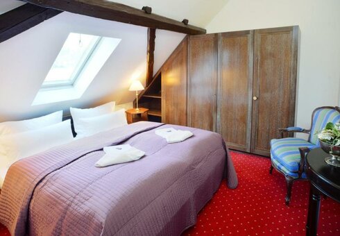 Blick in ein Gästezimmer