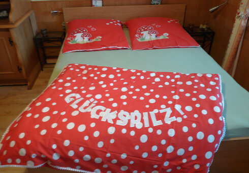 Blick in ein Balkonzimmer