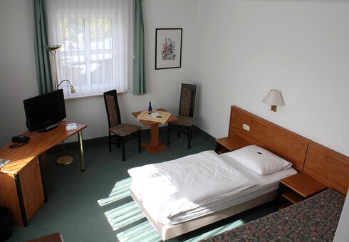 Blick in ein Gästezimmer