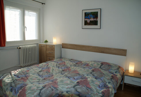 Blick in ein  Schlafzimmer - 2. OG