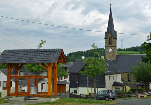 Blick auf Blankenberg