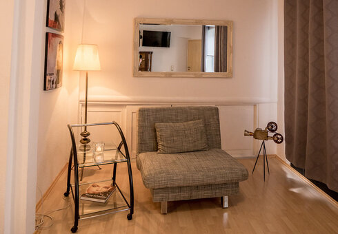 Ferienwohnung 1, gemütliche Leseecke