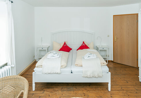 Einblick in ein Gästezimmer