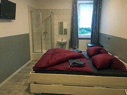 Blick in ein Gästezimmer