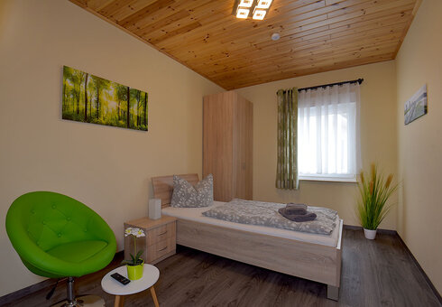 Zimmer mit Einzelbett