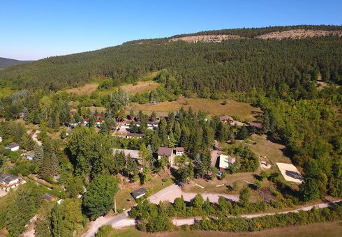 Luftbild vom Reinsberger Dorf