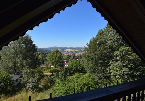 Blick auf Steinbach-Hallenberg