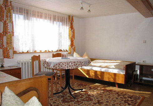 Blick in ein Ferienzimmer