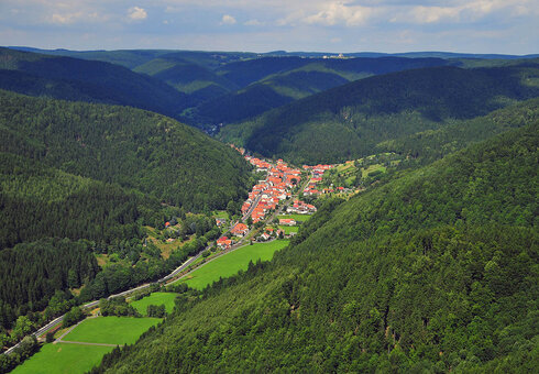 herrliche Lage im Thüringer Wald