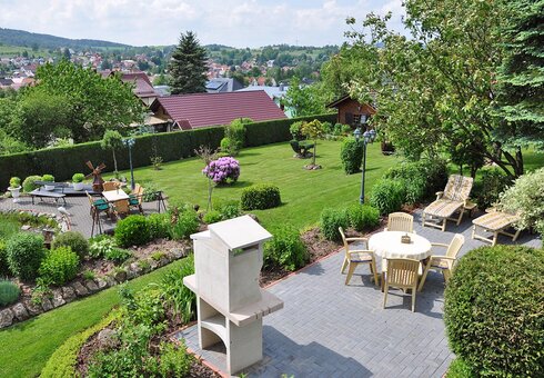 Terrasse mit Grillmöglichkeit