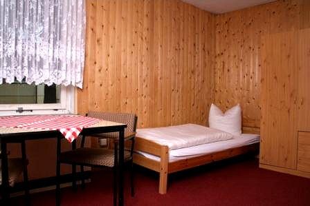 Blick in einen Bungalow