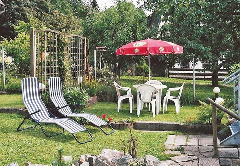 Sitzecke im Garten