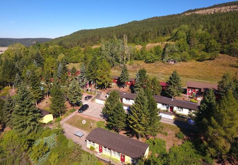 Luftbild vom Reinsberger Dorf