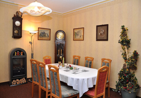 Blick in den Frühstücksraum