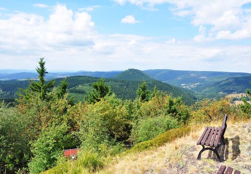Blick Richtung Thüringer Wald