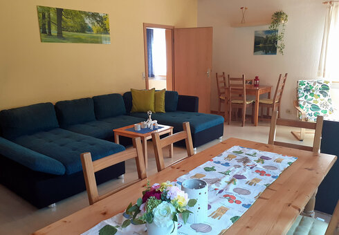 Blick in ein Ferienhaus