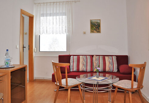 Blick in ein Gästezimmer
