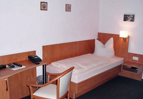 Blick in ein Gästezimmer