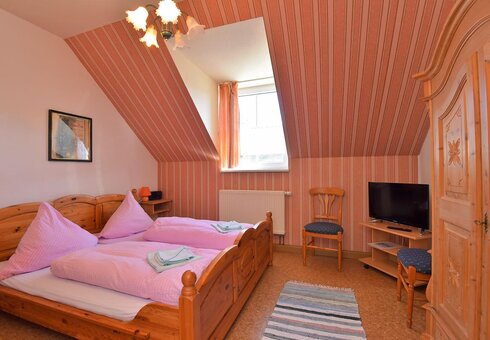 Blick in ein Gästezimmer